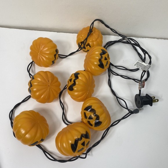 Unbranded Other - Halloween Lights Mini Pumpkin Blow Molds Jack O Lantern Lights. READ DES